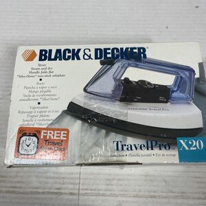 Black & Decker Travel Pro X20 Foldable Clothes Iron